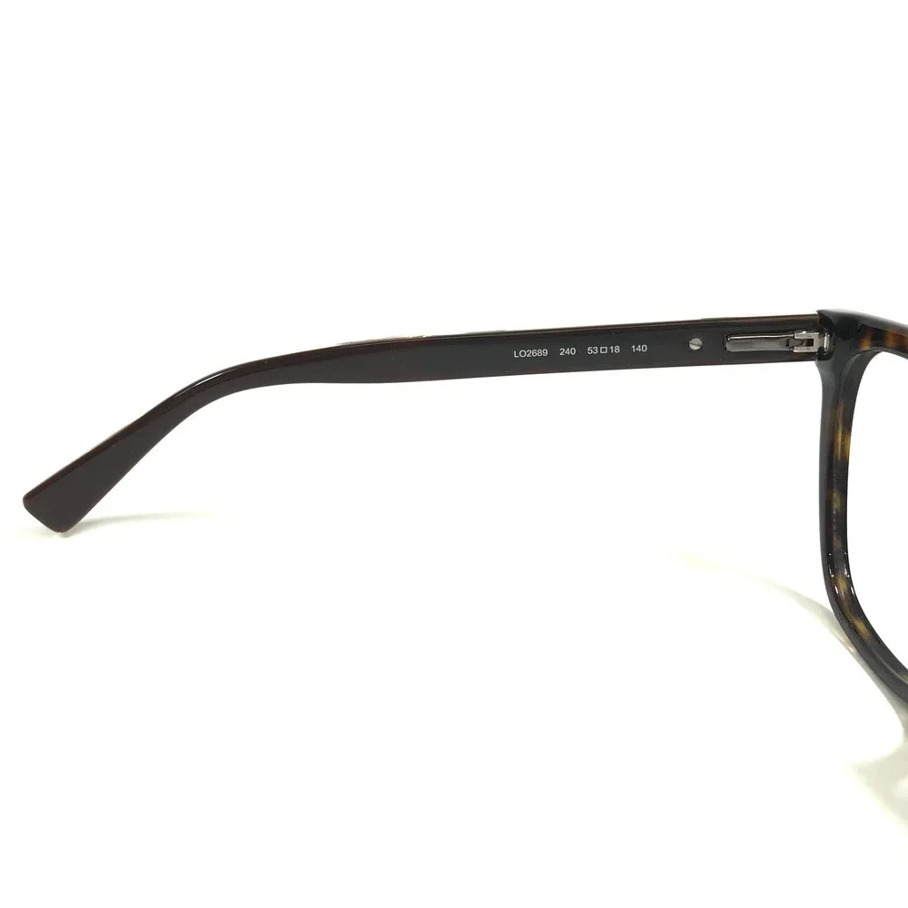 Longchamp Eyeglasses Frames LO2689 240 Tortoise Green Gray Cat Eye 53-18-140